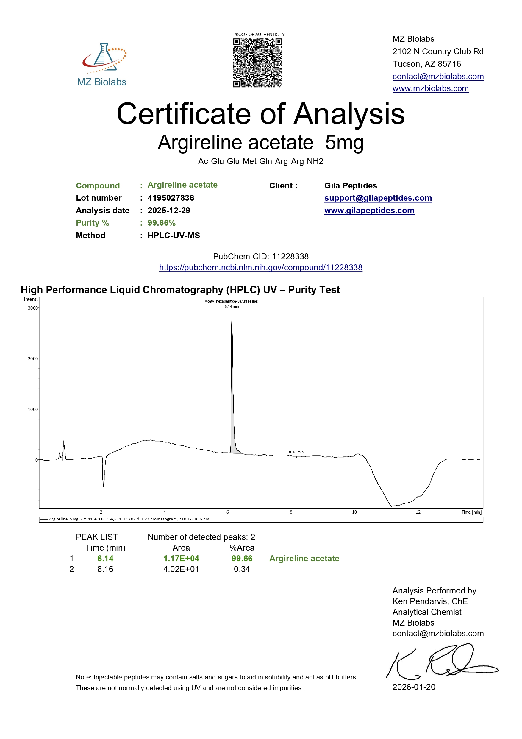 Argireline 5 mg - Image 2